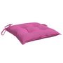 Voir la diapositive 5 : VIDAXL Coussins de chaise lot de 4 rose 40x40x7 cm tissu