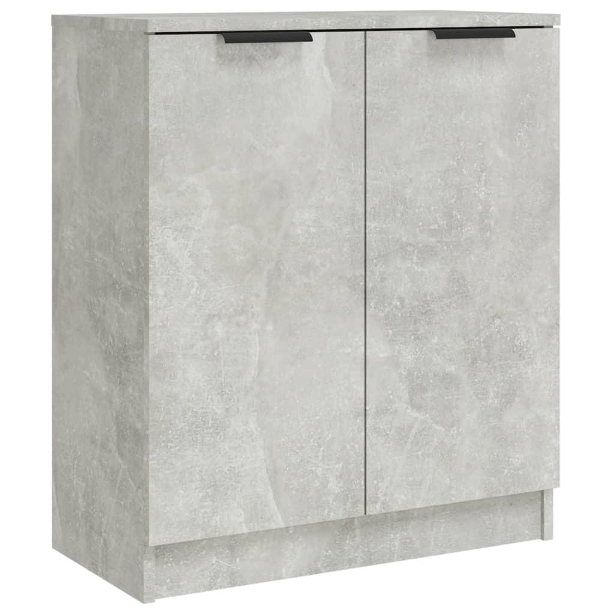 Voir la diapositive 2 : VIDAXL Buffet Gris beton 60x30x70 cm Bois d'ingenierie