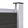 Voir la diapositive 5 : VIDAXL Panneau de cloture WPC 180x186 cm Noir