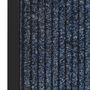 Voir la diapositive 2 : VIDAXL Paillasson raye Bleu 40x60 cm