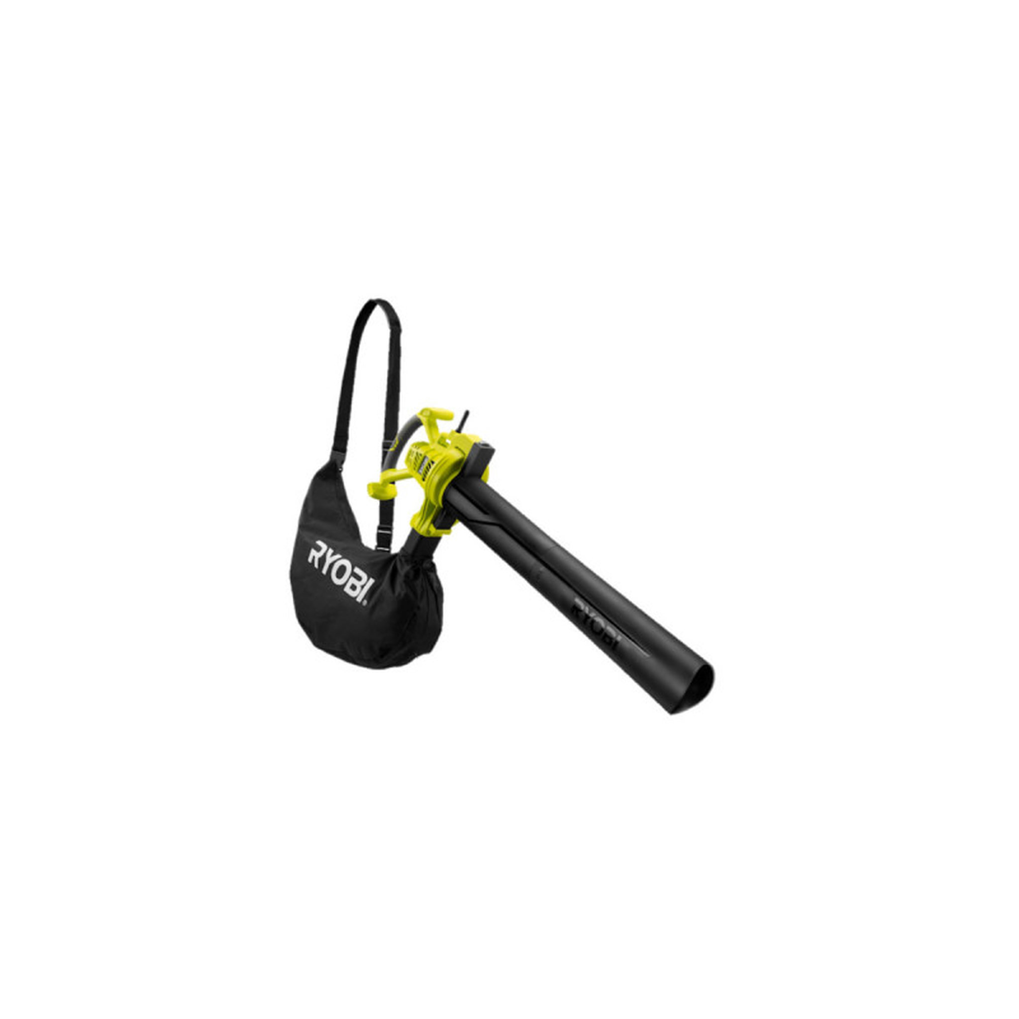Voir la diapositive 2 : Ryobi Souffleur aspiro-broyeur électrique RYOBI 2800W 2en1 - RBV2800CSV