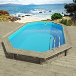 Habitat et Jardin Piscine bois  Florida 145   - 6.57 x 4.57 x 1.45 m