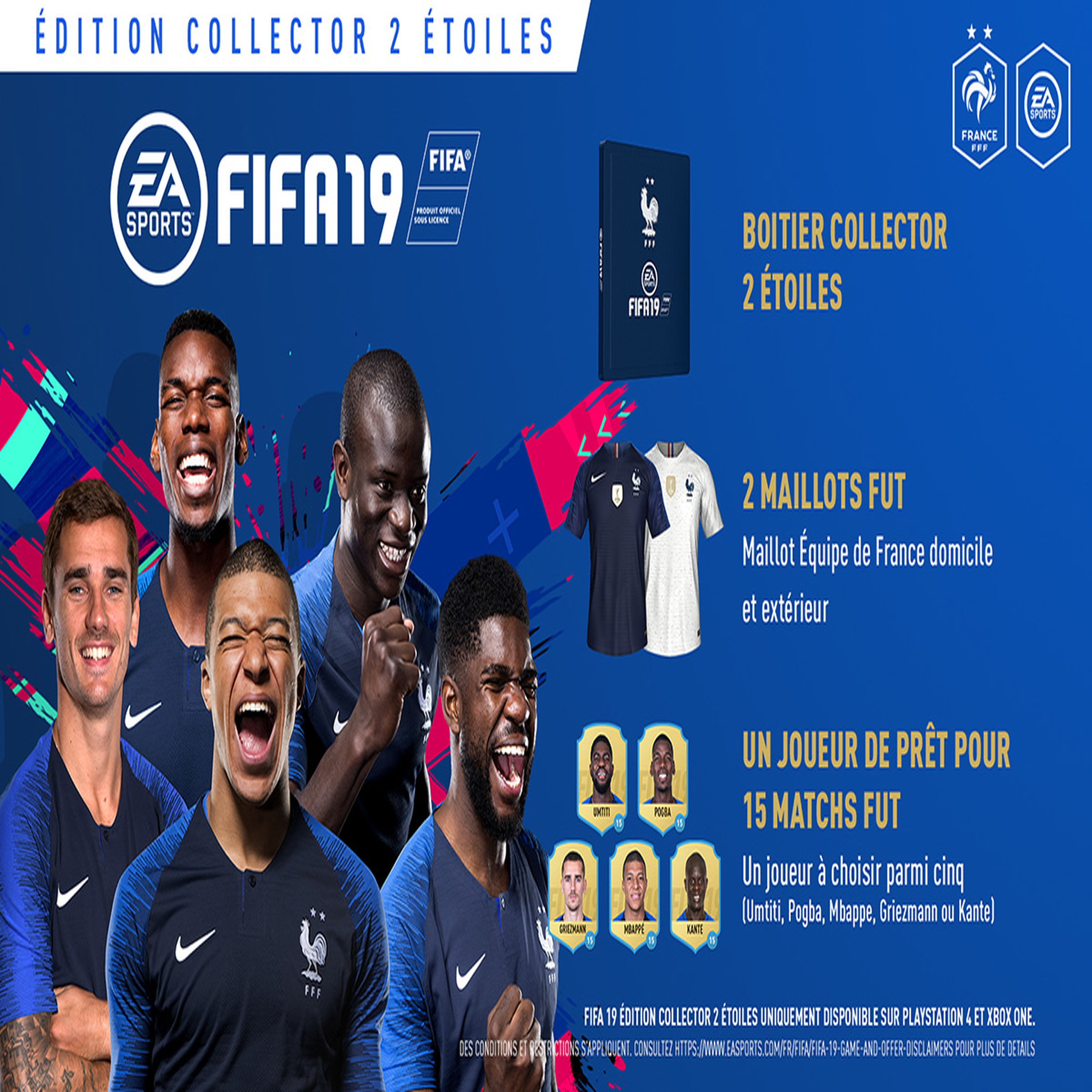 Voir la diapositive 2 : Fifa 19 Edition Collector 2 étoiles PS4