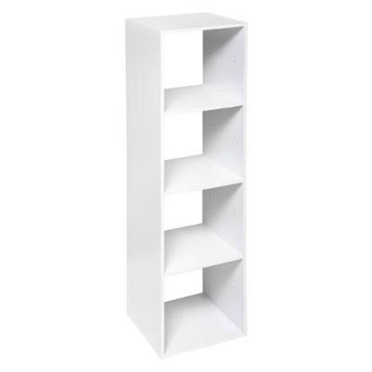  Étagère 4 Cases  Mix N Modul  134cm Blanc