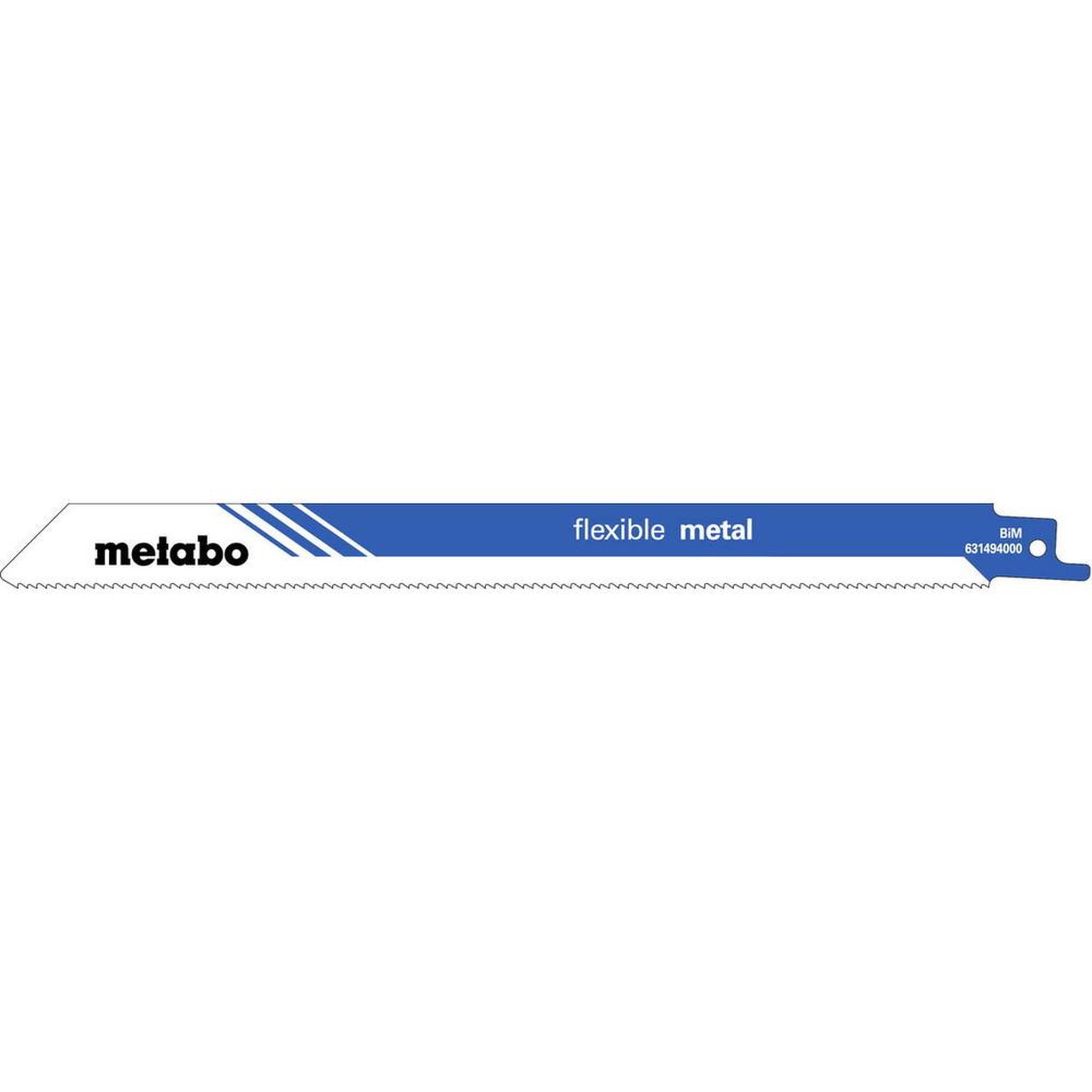 METABO SAS 100 lames de scie sabre « flexible metal » BiM  - 225 x 0,9 mm