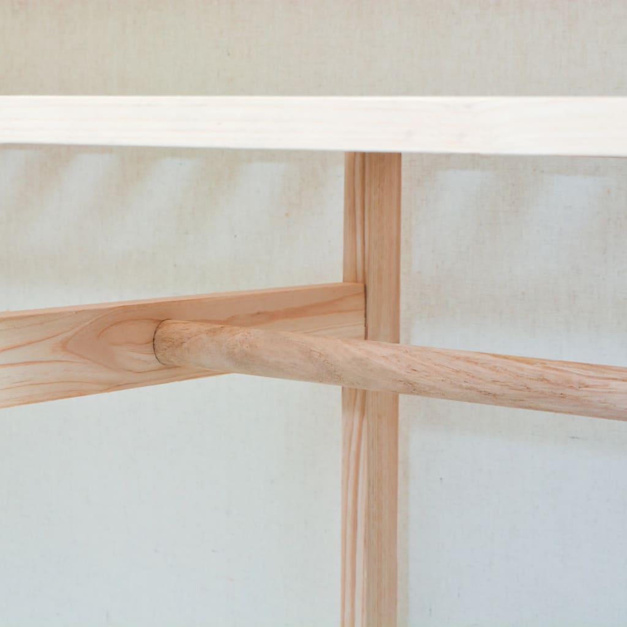 Voir la diapositive 5 : VIDAXL Garde-robe en tissu et bois de pin 110x40x170 cm