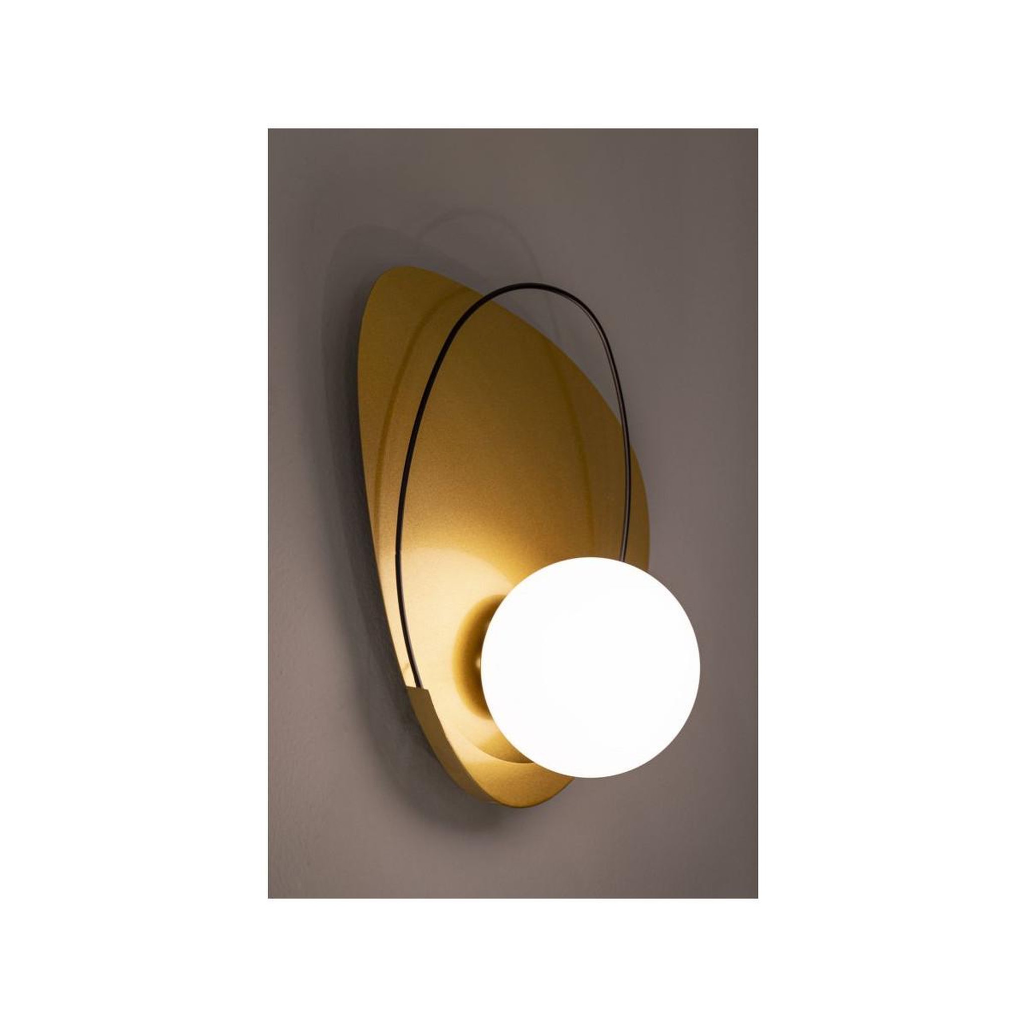 Voir la diapositive 5 : Paris Prix Applique murale en verre  circly  32cm or