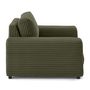 Voir la diapositive 2 : LISA DESIGN Garance - fauteuil en velours côtelé grosses côtes