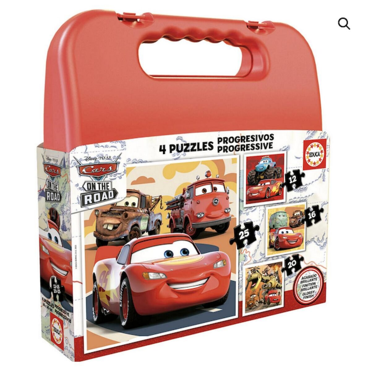 EDUCA 4 puzzles progressifs cars on the road