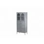 Voir la diapositive 3 : Paris Prix Vaisselier Design en Métal  La Paz  160cm Gris Clair