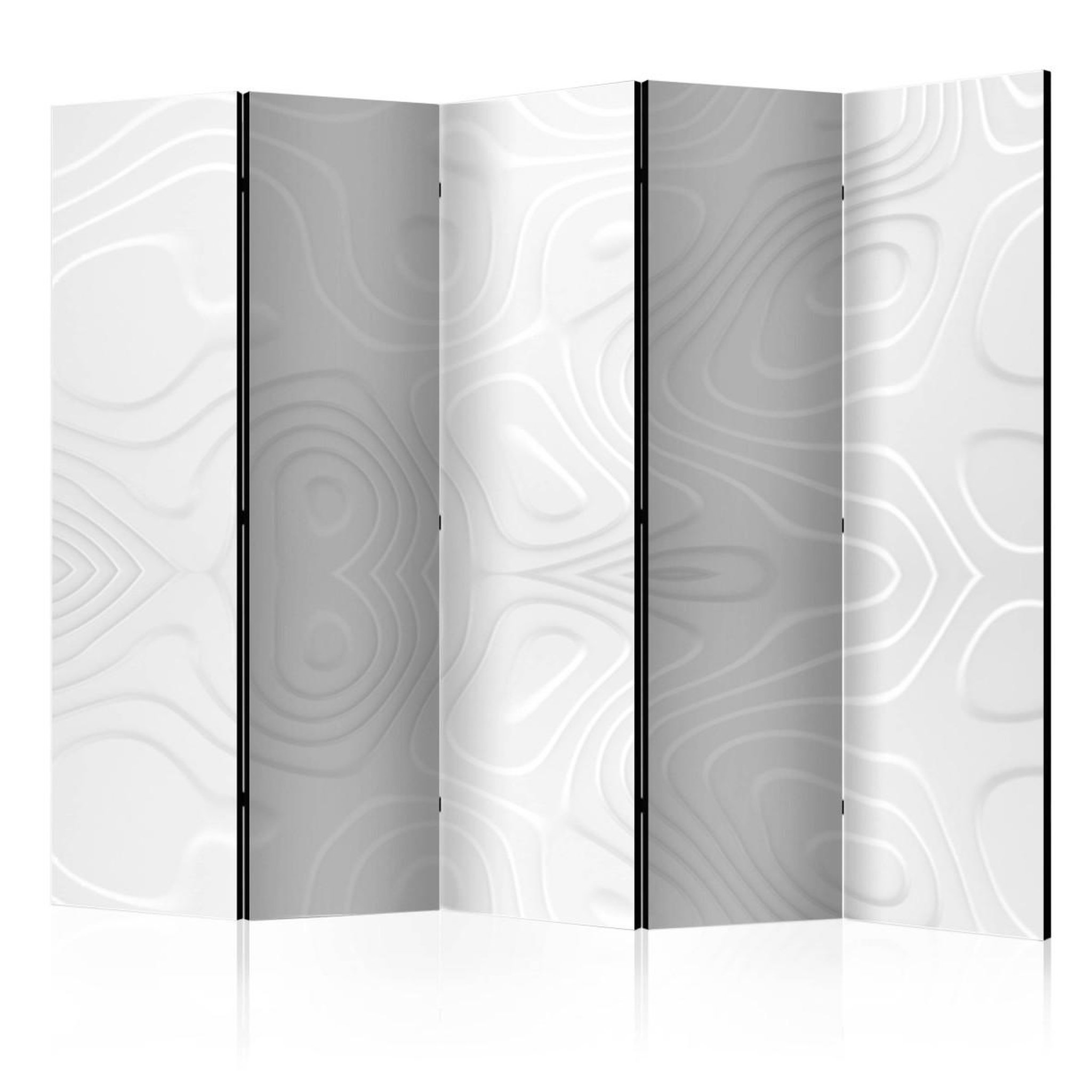 Paris Prix Paravent 5 volets  white waves ii  172x225cm