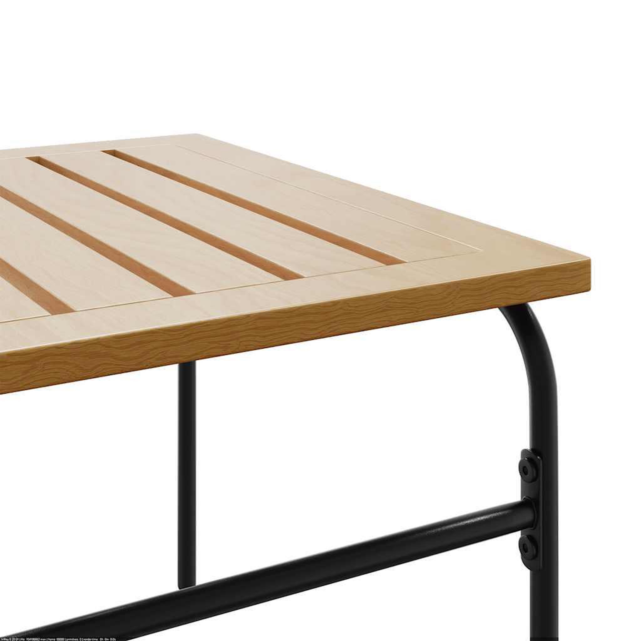 Voir la diapositive 6 : VIDAXL Ensemble de meubles de balcon avec coussins 5 pcs noir acier