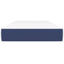 Voir la diapositive 3 : VIDAXL Matelas de lit a ressorts ensaches Bleu 90x190x20 cm Tissu