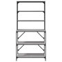 Voir la diapositive 4 : VIDAXL Support de boulanger à 6 niveaux sonoma gris 90x40x180 cm