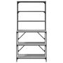 Voir la diapositive 4 : VIDAXL Support de boulanger à 6 niveaux sonoma gris 90x40x180 cm
