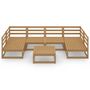 Voir la diapositive 3 : VIDAXL Salon de jardin 7 pcs bois de pin massif