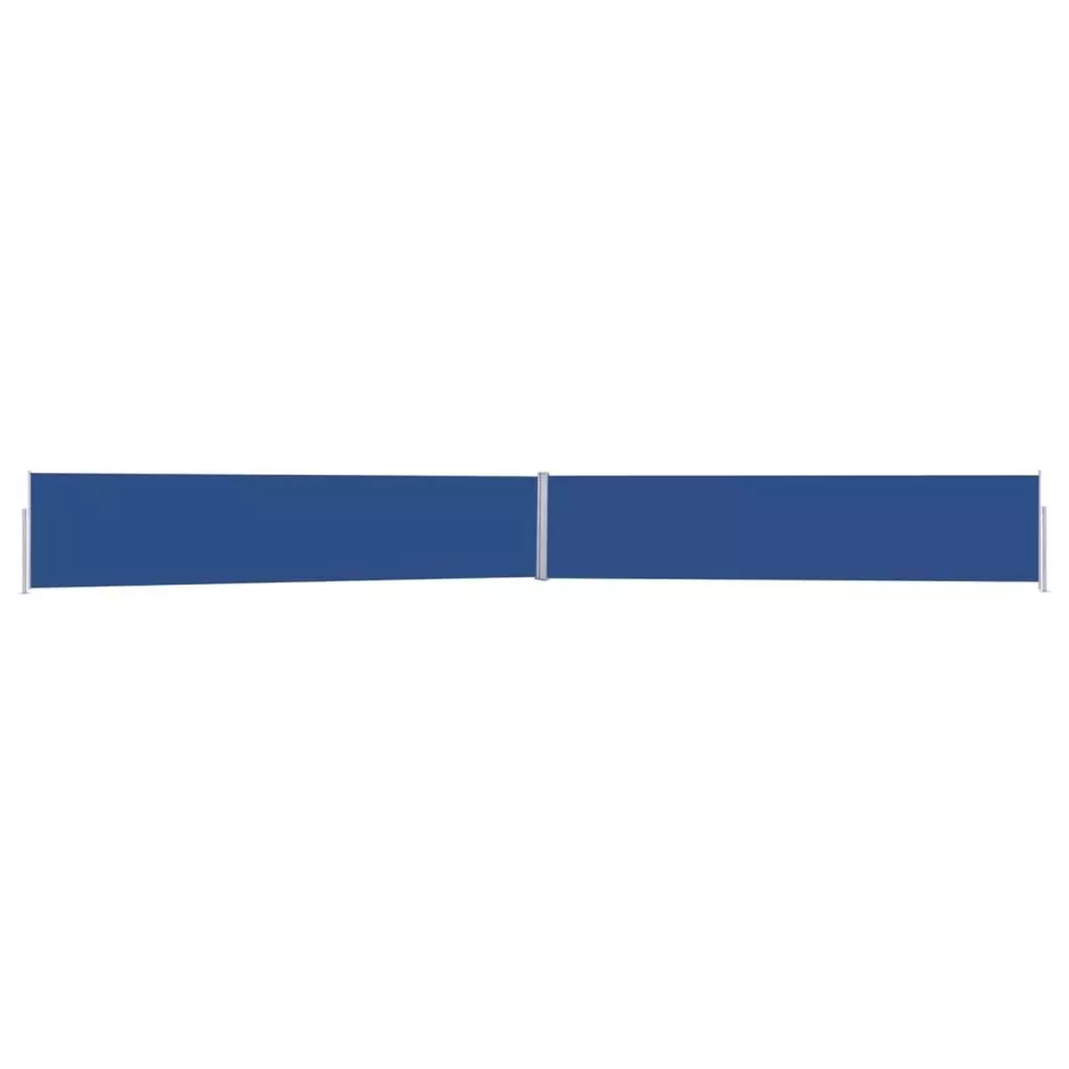VIDAXL Auvent lateral retractable de patio 170x1200 cm Bleu