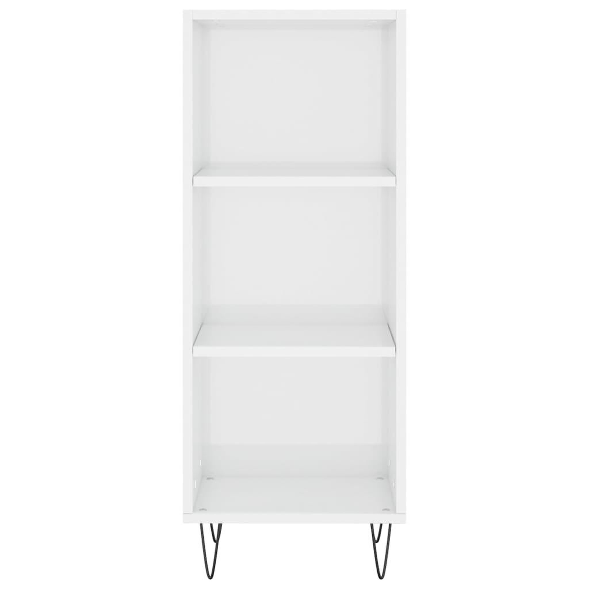 Voir la diapositive 4 : VIDAXL Buffet blanc brillant 34,5x32,5x90 cm bois d'ingenierie