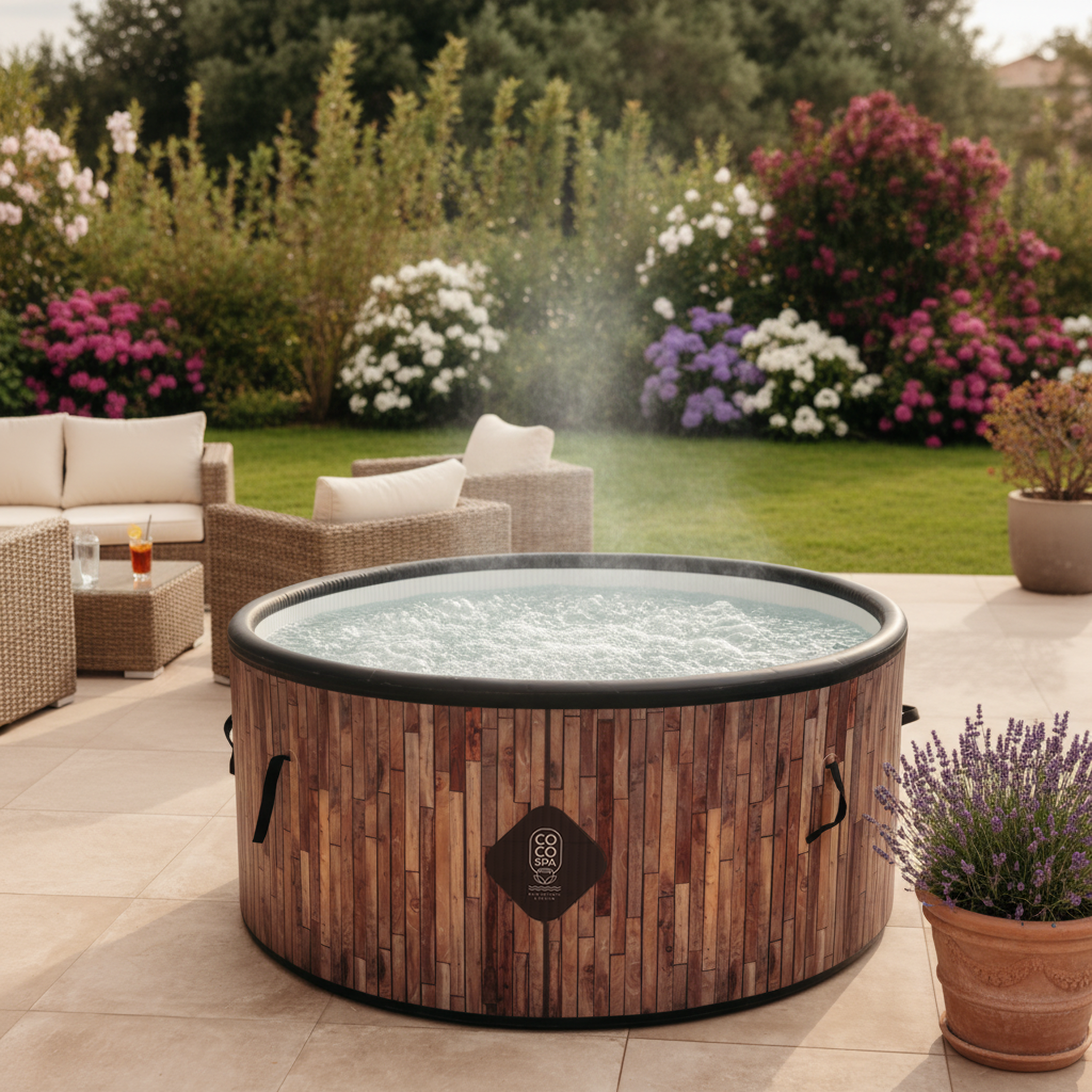 Voir la diapositive 1 : COCO SPA Spa gonflable Bali