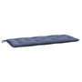 Voir la diapositive 4 : VIDAXL Coussins de banc de jardin lot de 2 bleu marine 120x50x7 cm