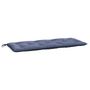 Voir la diapositive 4 : VIDAXL Coussins de banc de jardin lot de 2 bleu marine 120x50x7 cm