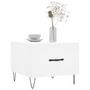 Voir la diapositive 3 : VIDAXL Tables basses 2 pcs blanc 50x50x40 cm bois d'ingenierie