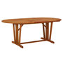 Voir la diapositive 1 : VIDAXL Table de jardin 200x100x75 cm Bois d'eucalyptus solide