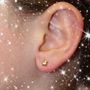 Voir la diapositive 2 : L'ATELIER D'AZUR Boucles d'Oreilles  Or Jaune Etoiles - Femme ou Enfant