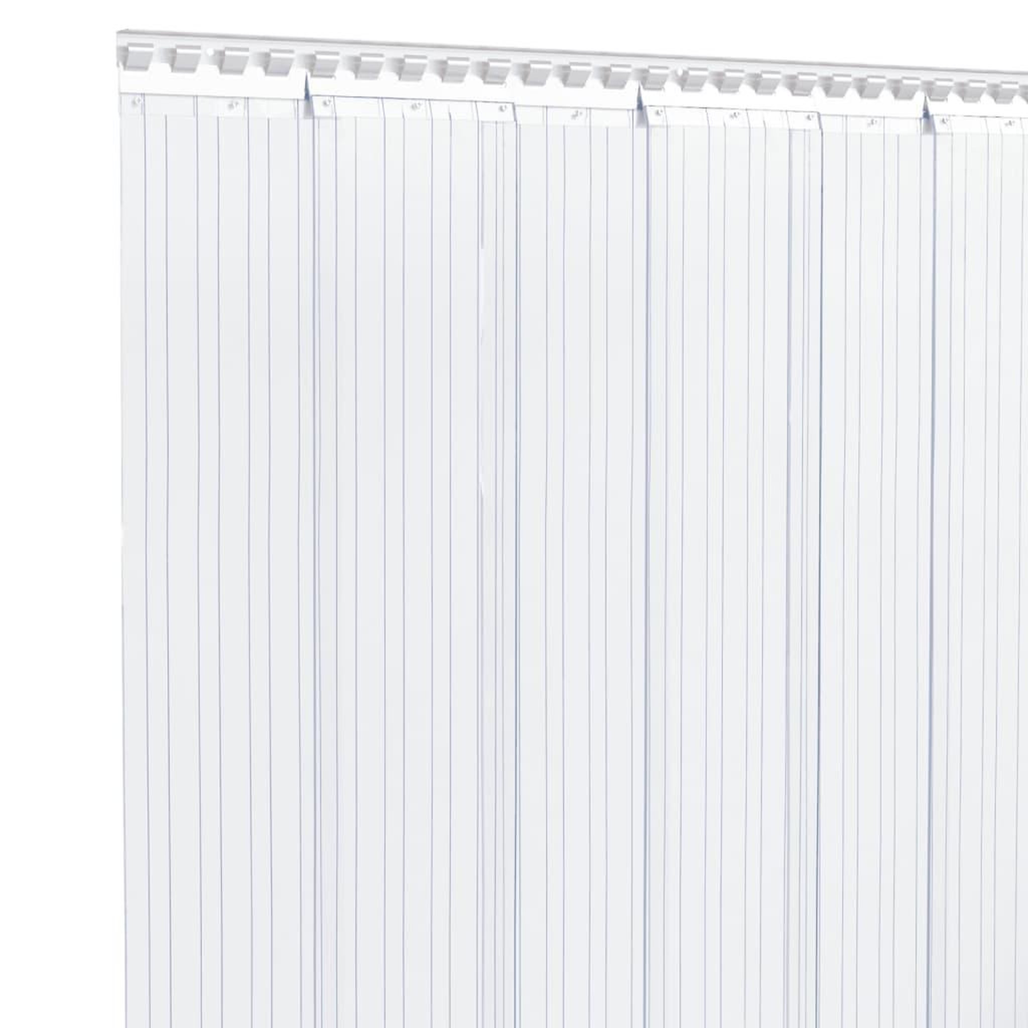 Voir la diapositive 3 : VIDAXL Rideau de porte transparent 200 mmx1,6 mm 25 m PVC