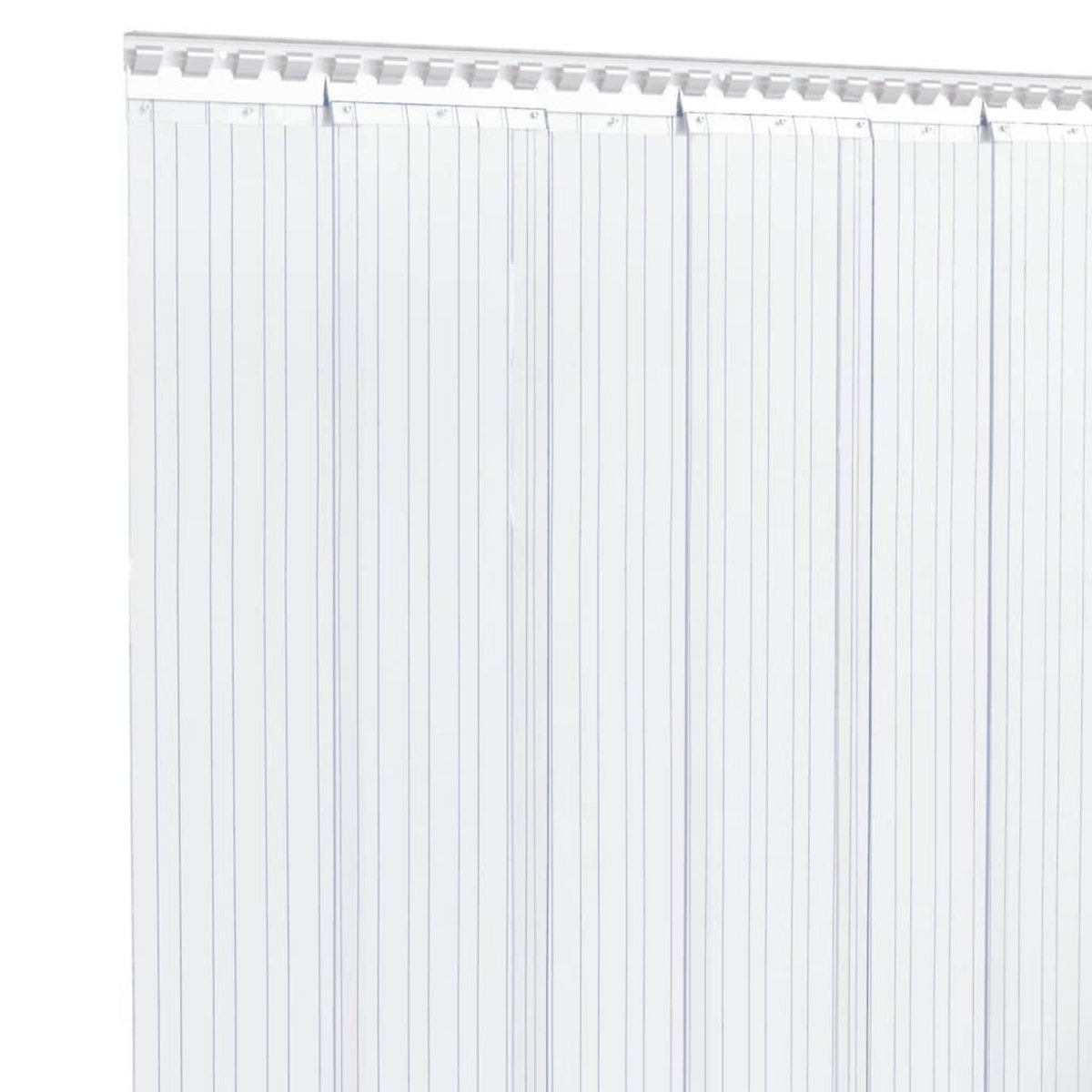 VIDAXL Rideau de porte transparent 200 mmx1,6 mm 25 m PVC