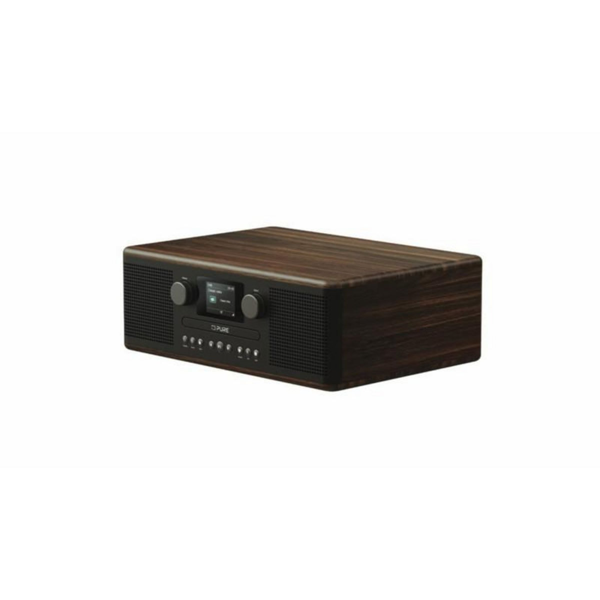 PURE Chaine HiFi Pure Lecteur CD stereo Bluetooth Radio Classic C D6 noir cafe