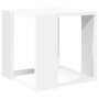 Voir la diapositive 2 : VIDAXL Table basse blanc 32x32x30 cm bois d'ingenierie