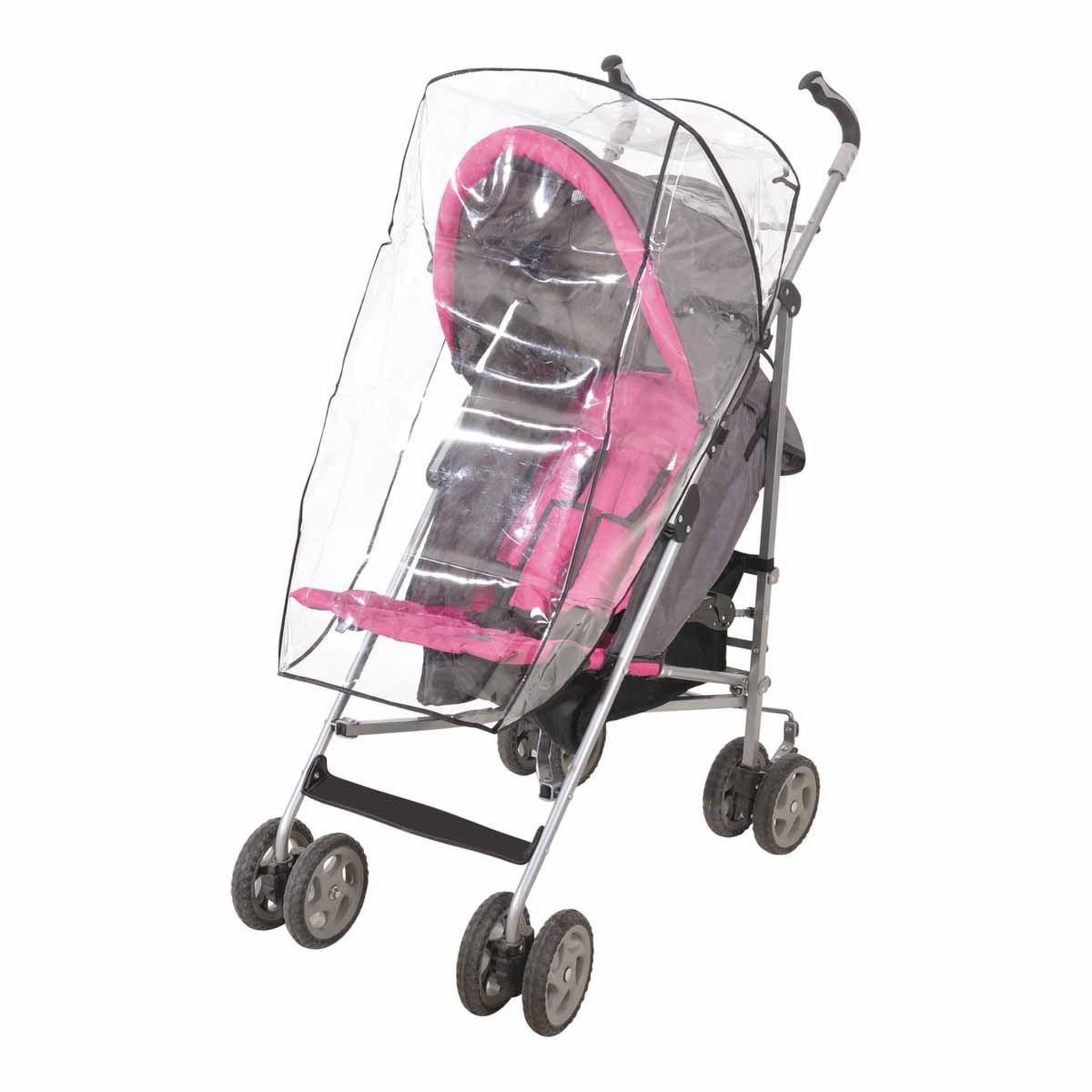 Voir la diapositive 1 : BEBE DOUCEUR Habillage de pluie  poussette  80cm transparent