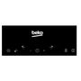 Voir la diapositive 2 : Beko Table de cuisson vitrocéramique 60cm 3 feux 5700w noir - hic63402t