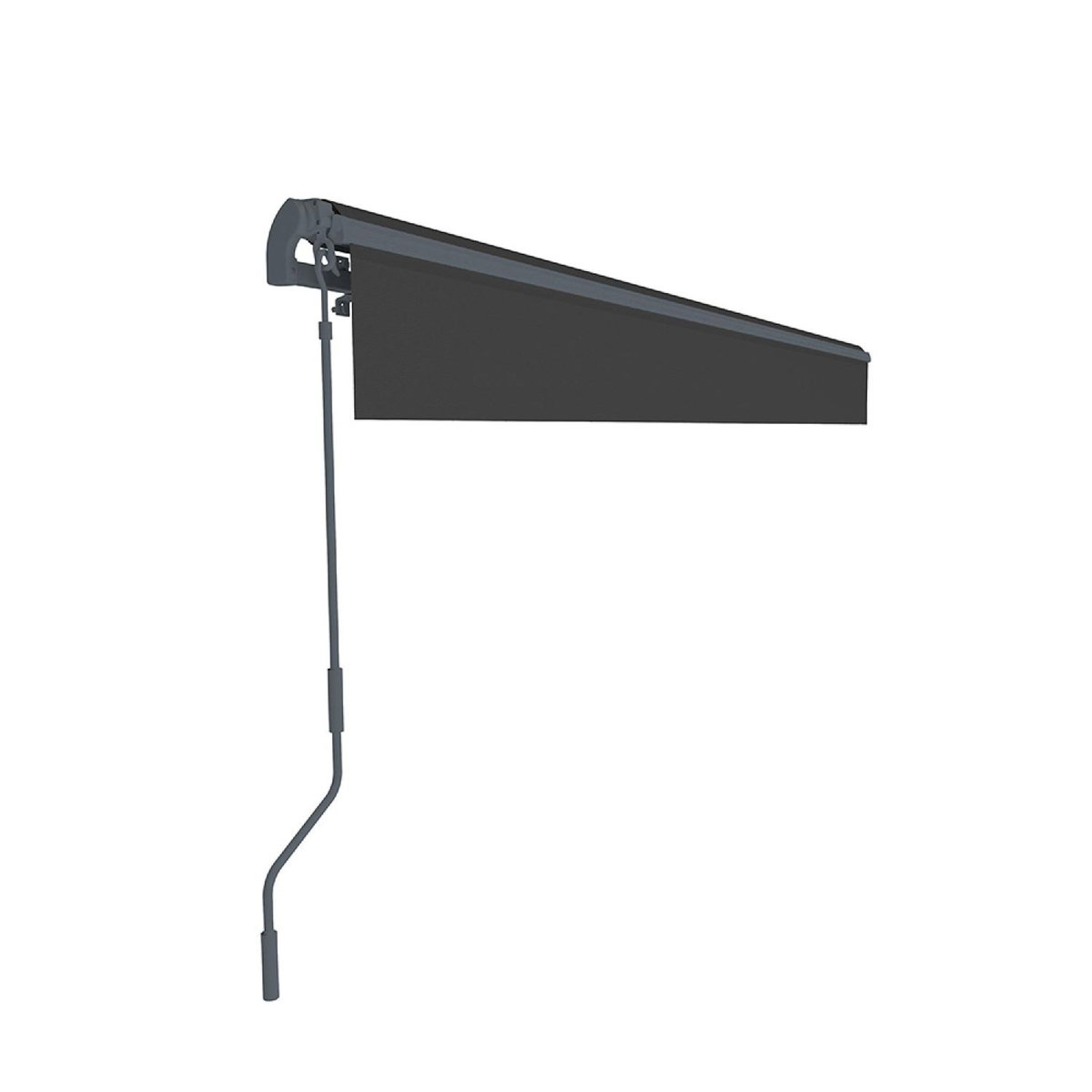 CONCEPT USINE Store banne manuel 2,95 x 2,5 m en aluminium avec toile gris ADRO