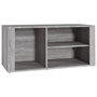 Voir la diapositive 2 : VIDAXL Armoire a chaussures Sonoma gris 100x35x45 cm Bois d'ingenierie