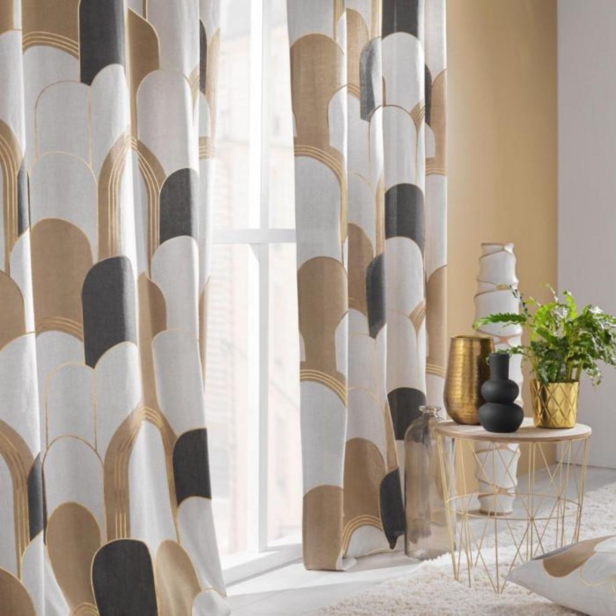 Paris Prix Rideau à Œillets Imprimé  Denali  140x240cm Multicolore