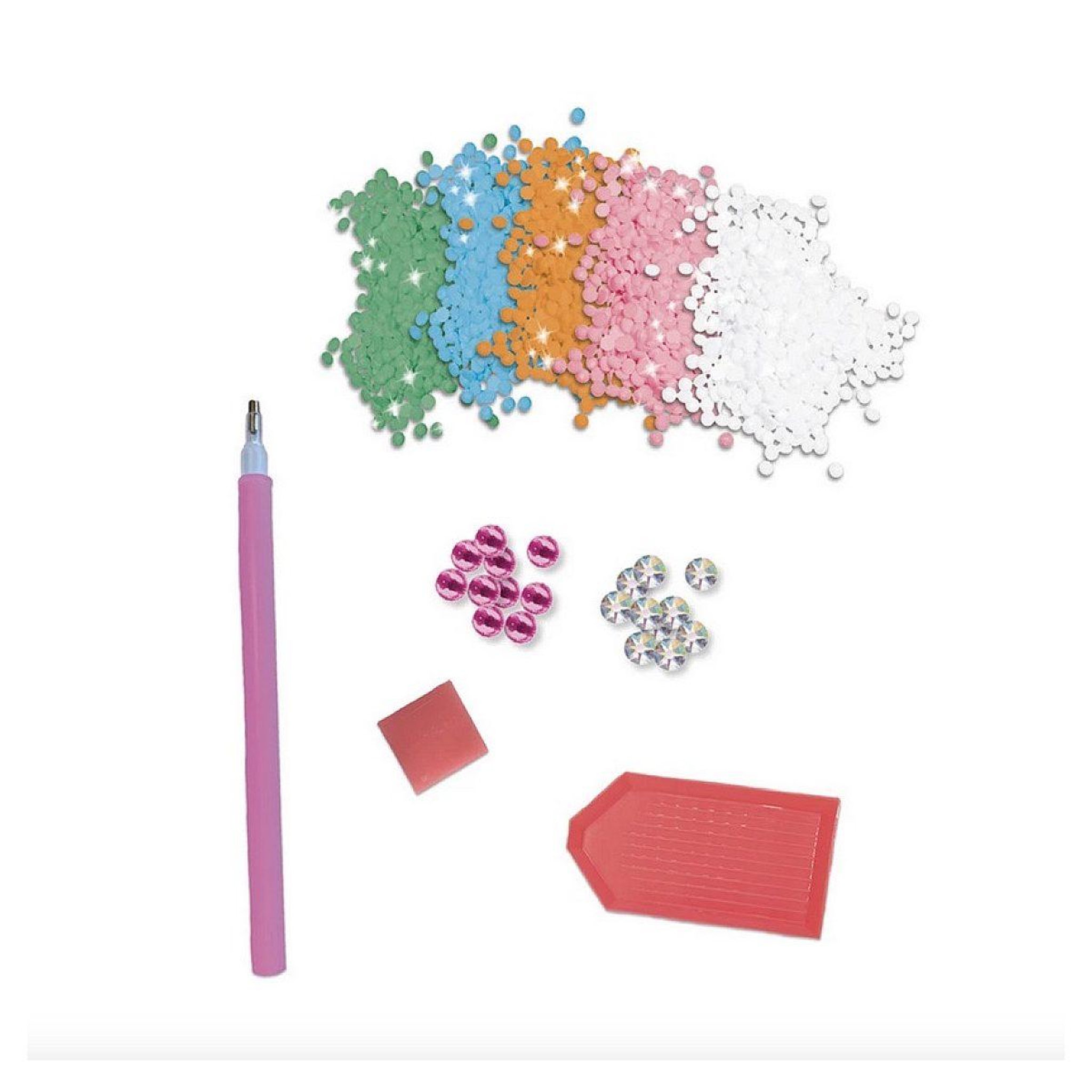 Voir la diapositive 3 : JANOD Tableau a strasser la jungle la nuit - kit creatif