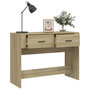 Voir la diapositive 5 : VIDAXL Table console Chene sonoma 100x39x75 cm Bois d'ingenierie