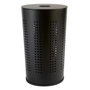 Voir la diapositive 1 : FIVE Corbeille à Linge en Métal  Glass  45L Noir