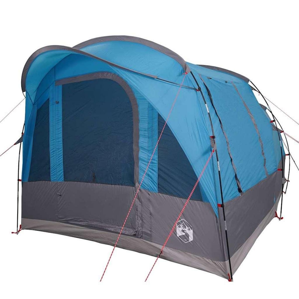 VIDAXL Tente de camping tunnel 3 personnes bleu impermeable