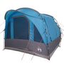 Voir la diapositive 2 : VIDAXL Tente de camping tunnel 3 personnes bleu impermeable