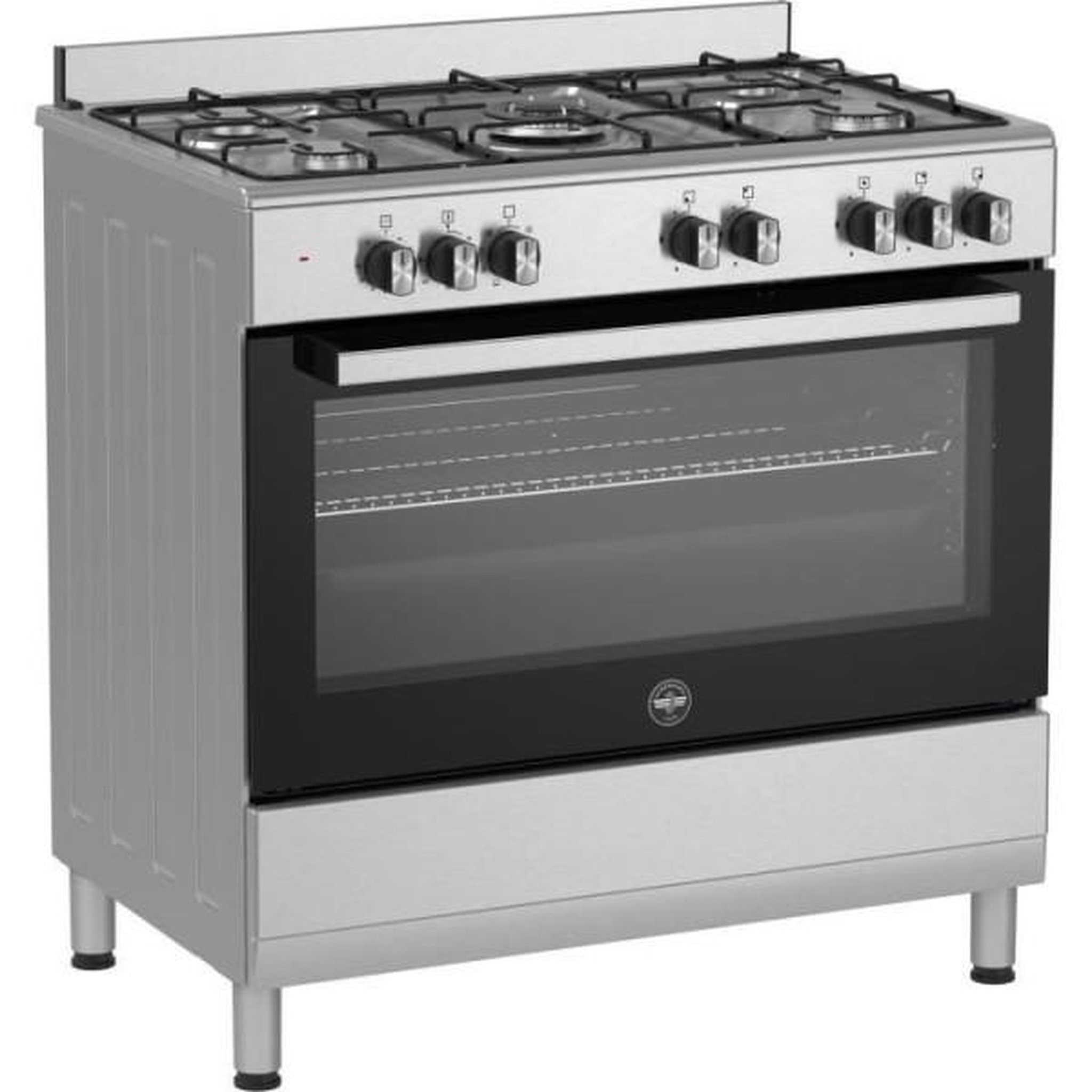 BERTAZZONI Cuisiniere  a gaz - BERTAZZONI - SEL925MX - 5 foyers - 3,6 Kwh - 90 cm - Inox