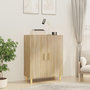 Voir la diapositive 1 : VIDAXL Buffet Chene sonoma 70x34x90 cm Bois d'ingenierie