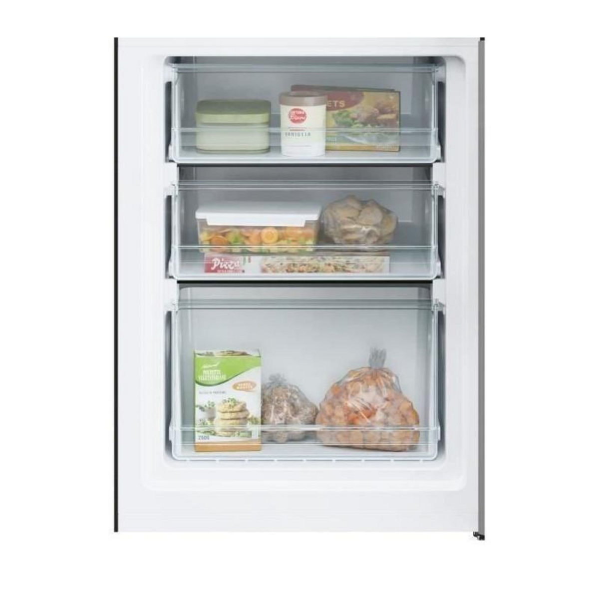 Candy Réfrigérateur combiné - CANDY - CCT3L517EB - Classe E - 260 L - 39dB - Noir