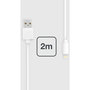 Voir la diapositive 3 : ESSENTIEL B Câble Lightning vers USB 2M certifié Apple Blanc