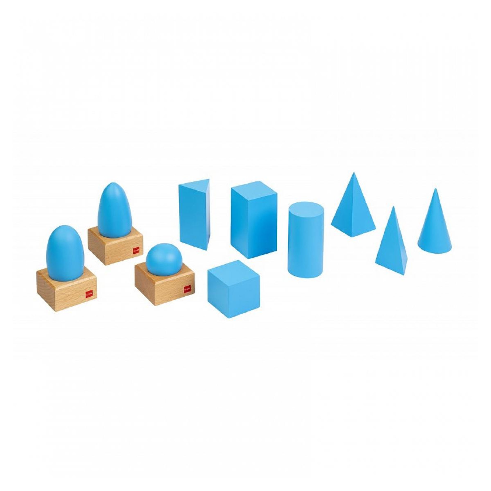 GAM MONTESSORI Jeu d'apprentissage - Les corps géométriques - jeu Montessori