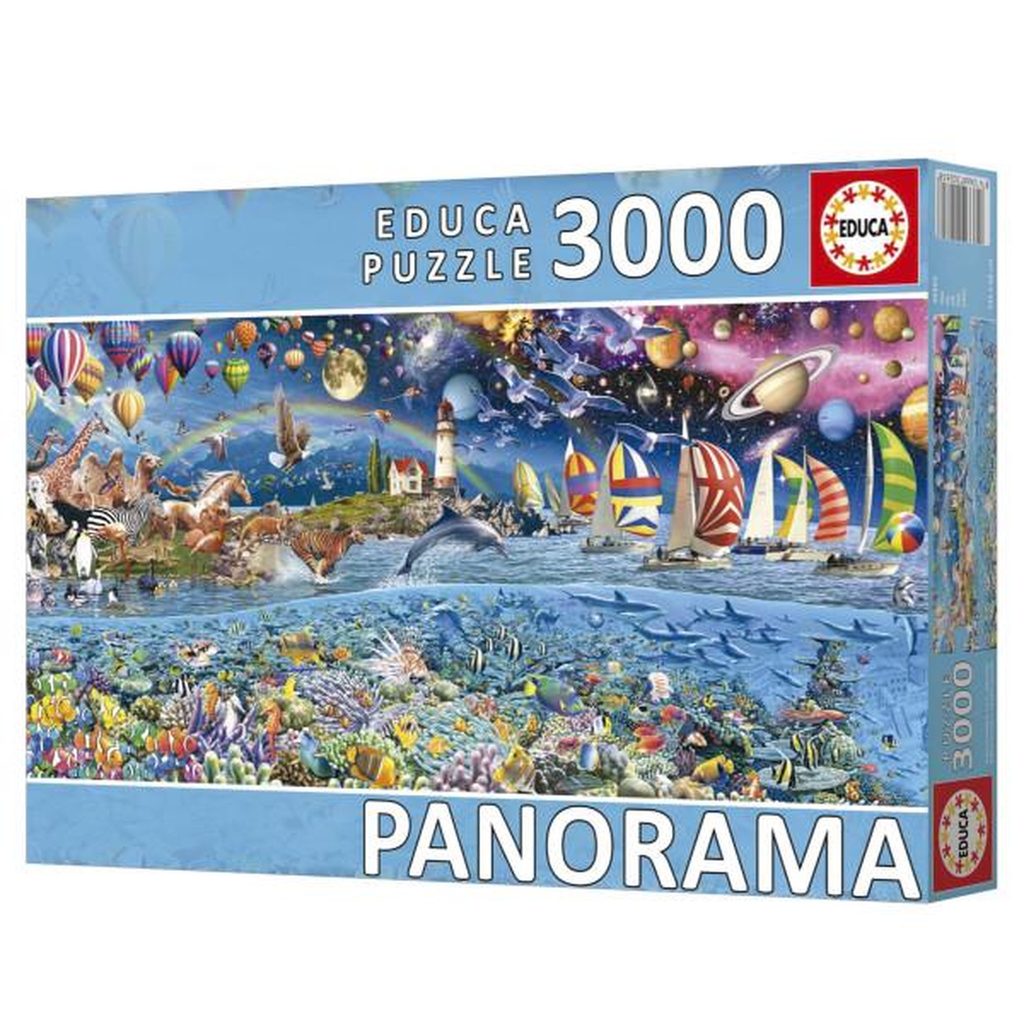Voir la diapositive 3 : EDUCA Puzzle - educa - vie panorama - 3000 pieces