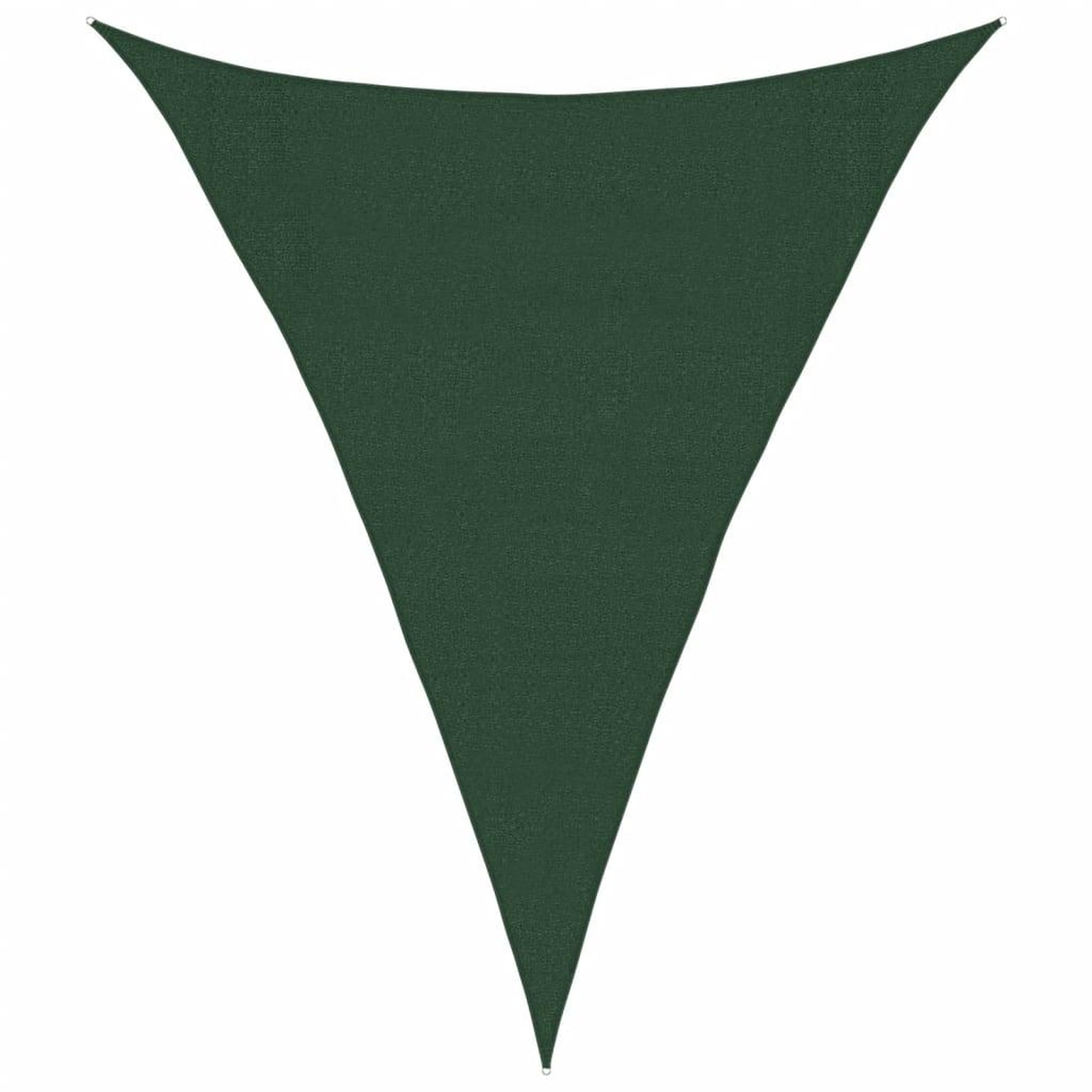 Voir la diapositive 2 : VIDAXL Voile d'ombrage 160 g/m^2 Vert fonce 3x4x4 m PEHD