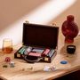 Voir la diapositive 4 : ATMOSPHERA Mallette de Poker  Jule  30cm Marron